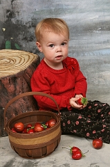 With fruit